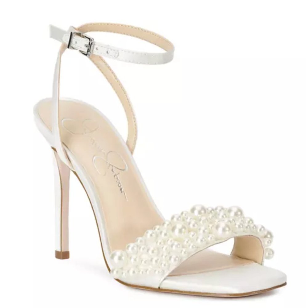 Jessica Simpson, Omilira Pearl Heeled Sandals, 7